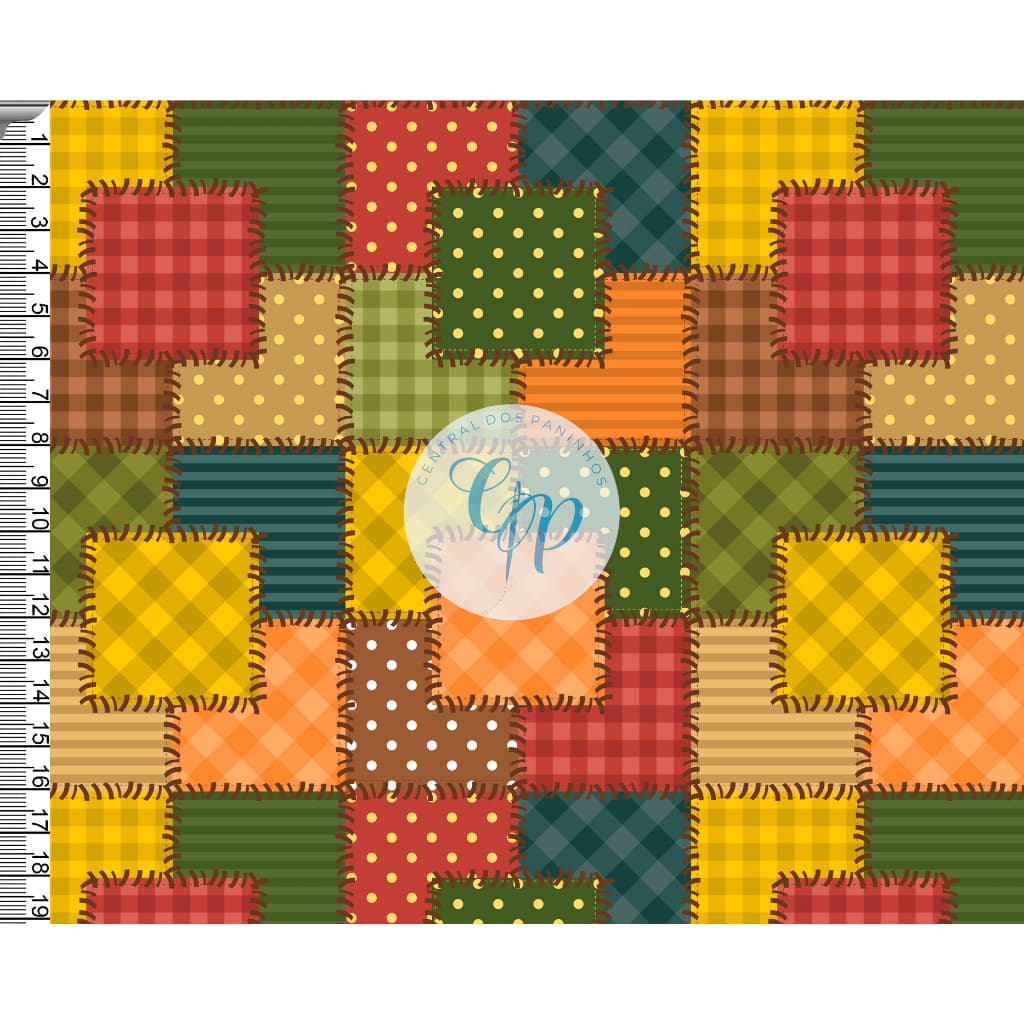 Tecido tricoline, microfibra ou gabardine - Patchwork - Retalhos - 0.50CM