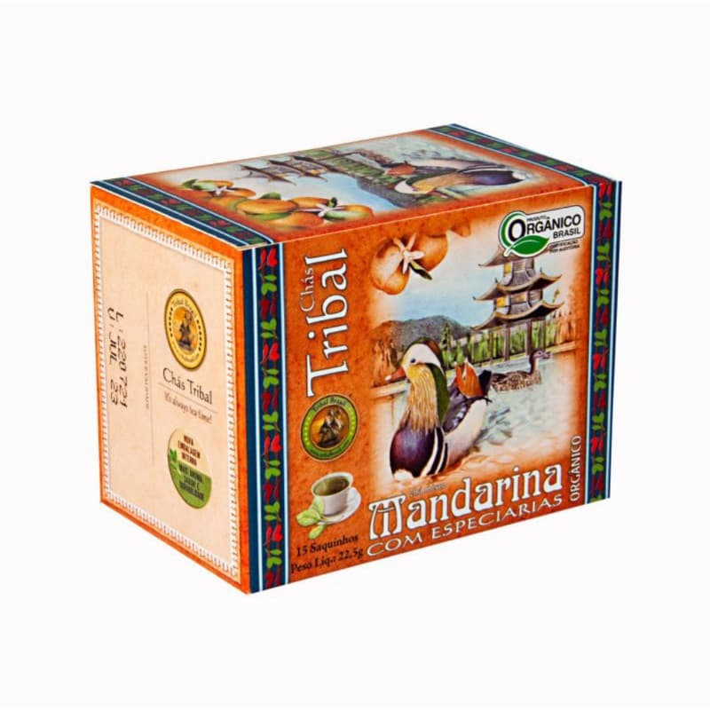 Chá Orgânico Mandarina com Especiarias Tribal Brasil