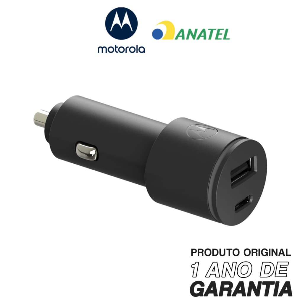 Carregador Portátil Veicular Motorola Turbo Power 45w Sem Cabo