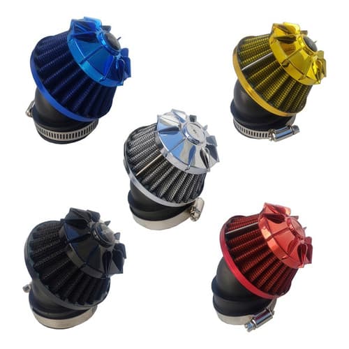 Filtro de Ar Esportivo Universal Motos Honda Yamaha 35mm 42mm 50mm