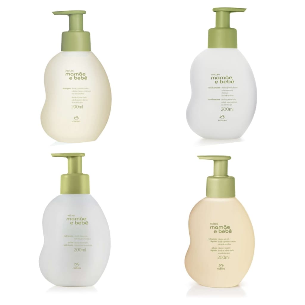 Shampoo/Condicionador/Sabonete/Hidratante Mamãe e Bebê 200ml Embalagem Regular Natura Original opções a escolha