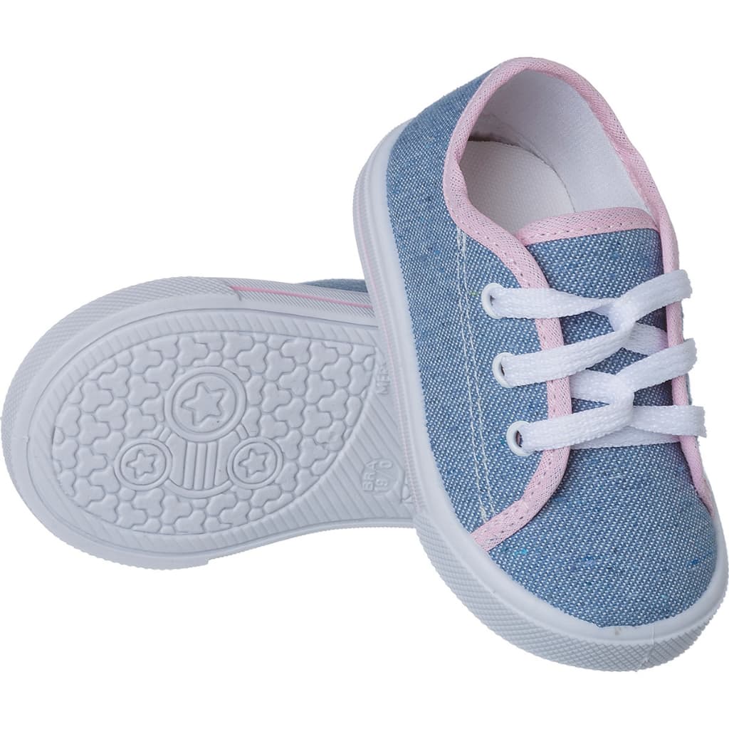 Tênis Infantil Menina Leve Confortável Macio Moda Casual Dia Das Crianças Promoção Ajustável
