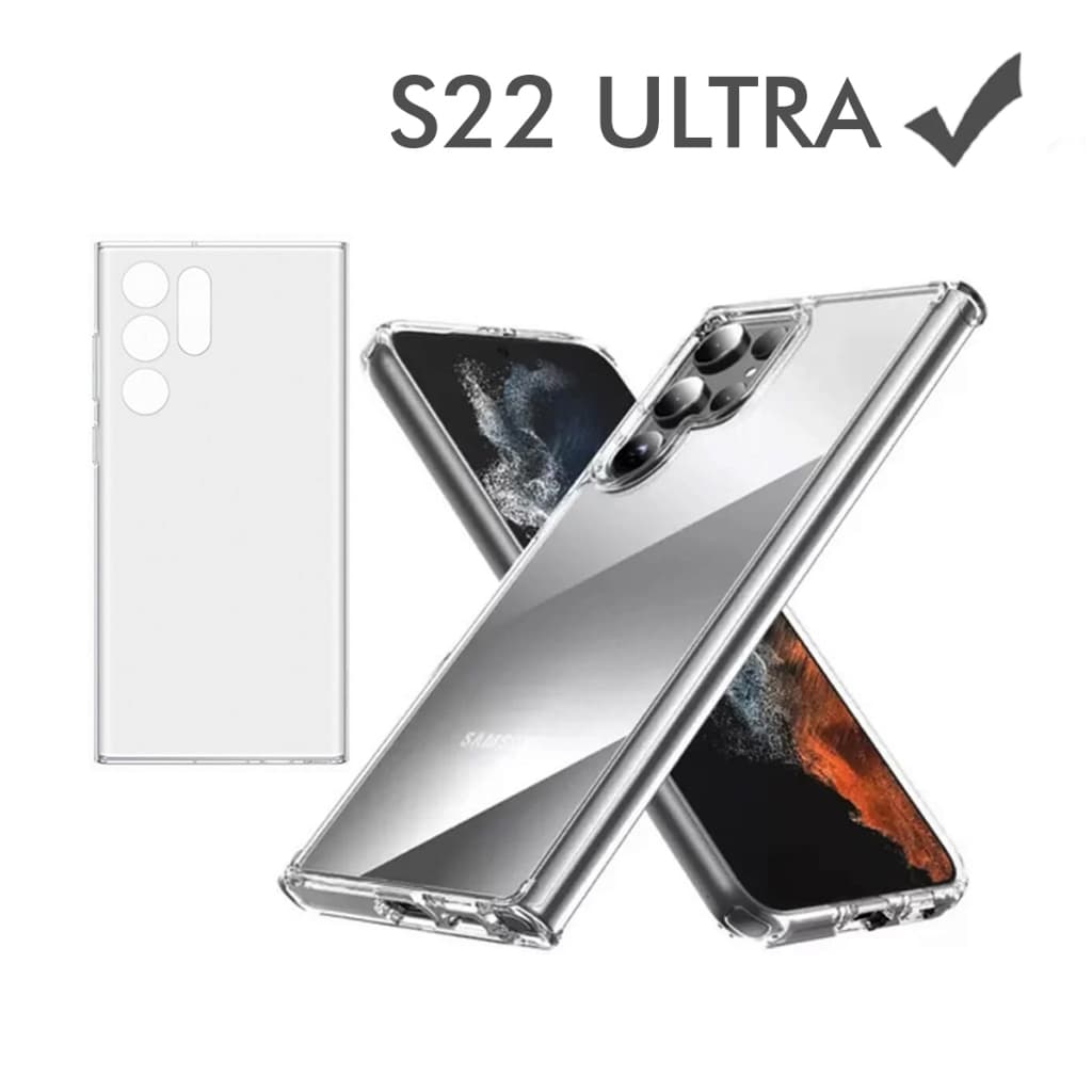 Capa Capinha Para Samsung Case Silicone TPU Anti Impacto Transparente Samsung Galaxy S22 ULTRA
