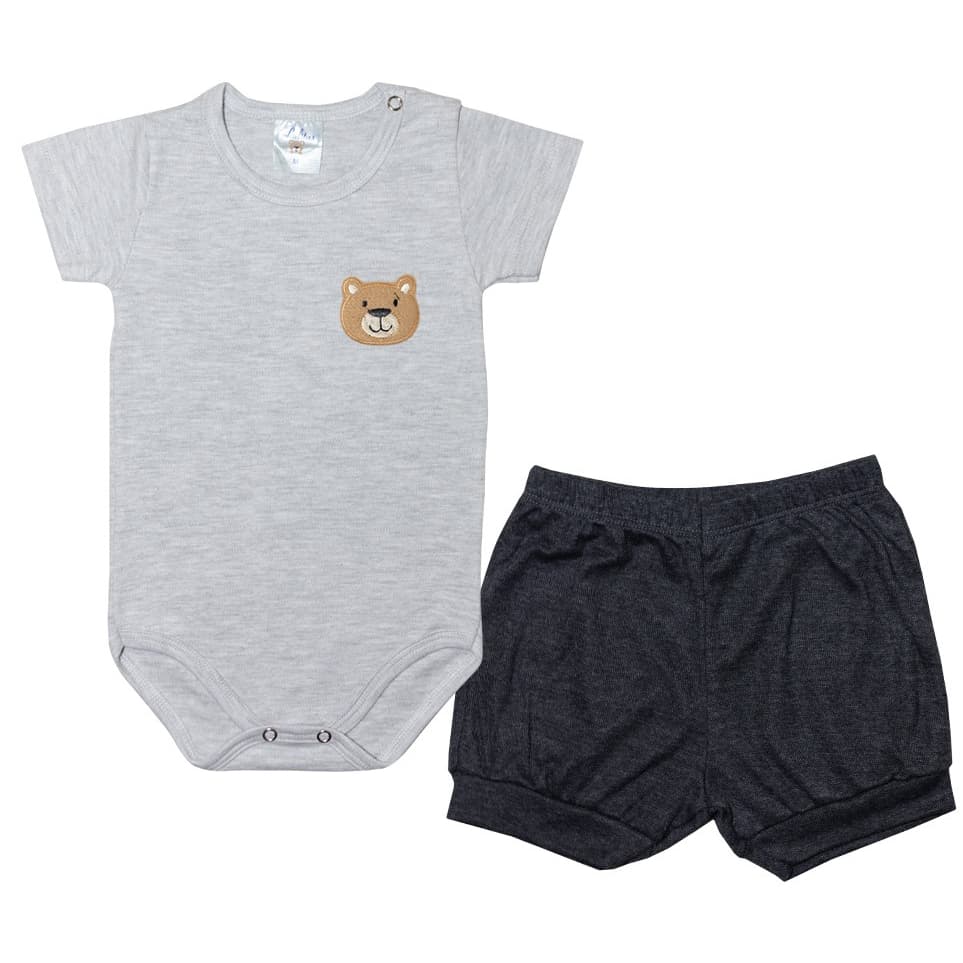 Kit Body Bebê 2 Peças Menina Ou Menino roupas para bebê