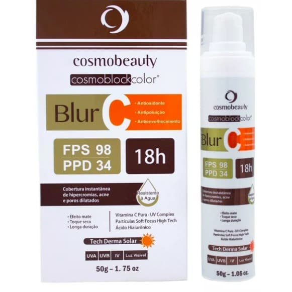 Blur C Protetor Solar com Vitamina C FPS 98 - Cosmobeauty