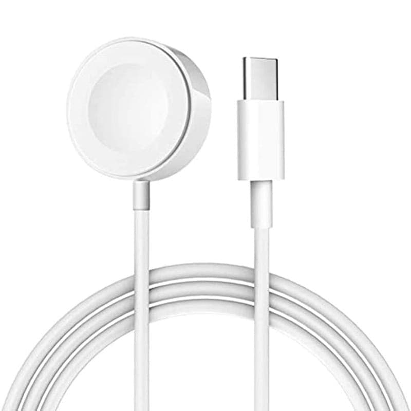 Cabo Indução Carregador typo C Para Apple Watch Original Série Relógio 7 6 5 4 3 2 SE Applewatch USB Rápida Carregamento