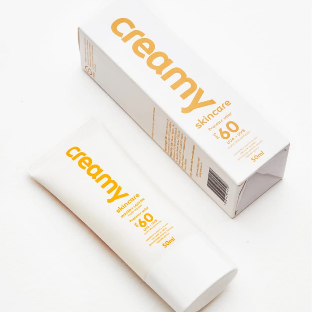 Creamy Filtro Solar Oil- Free Toque Seco Protetor Solar FPS 60