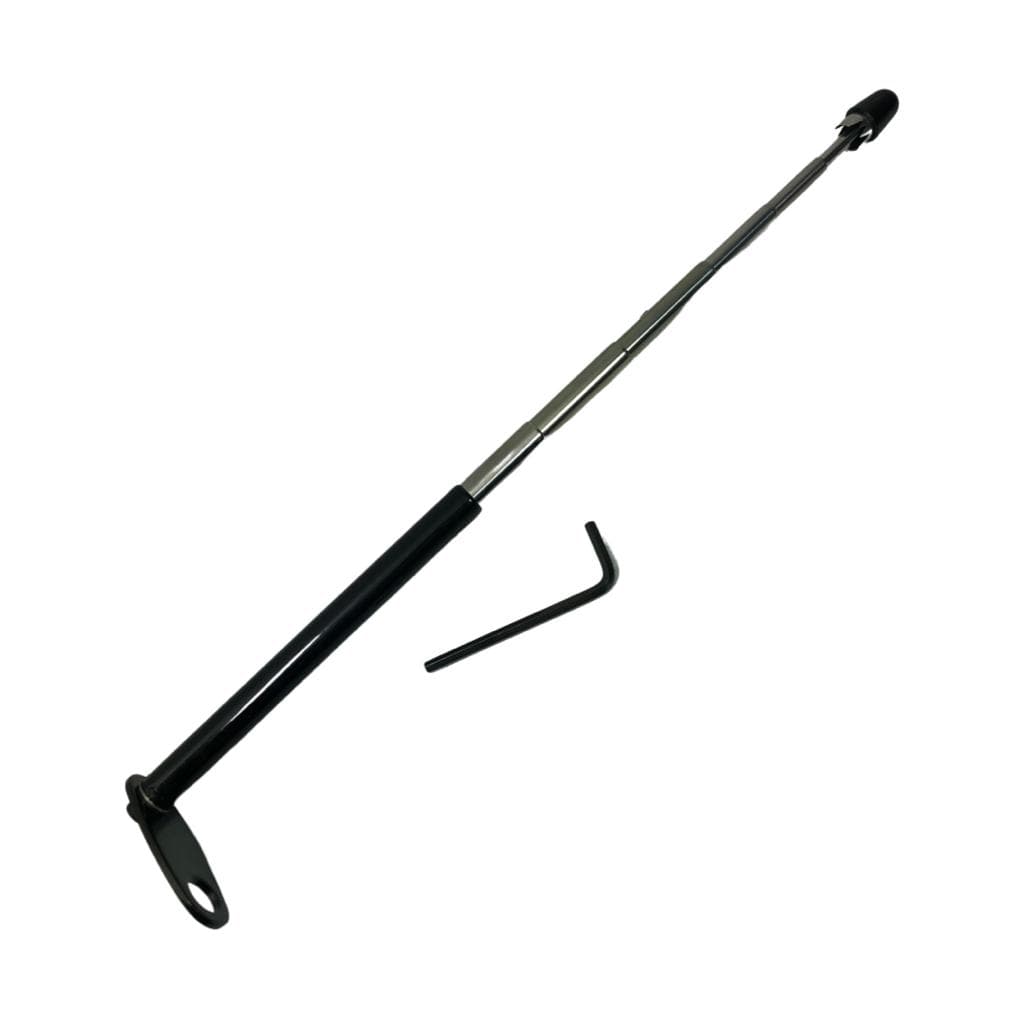 Antena Preta Moto Corta Linha Pipa Cerol Nylon Retratil Universal Moto