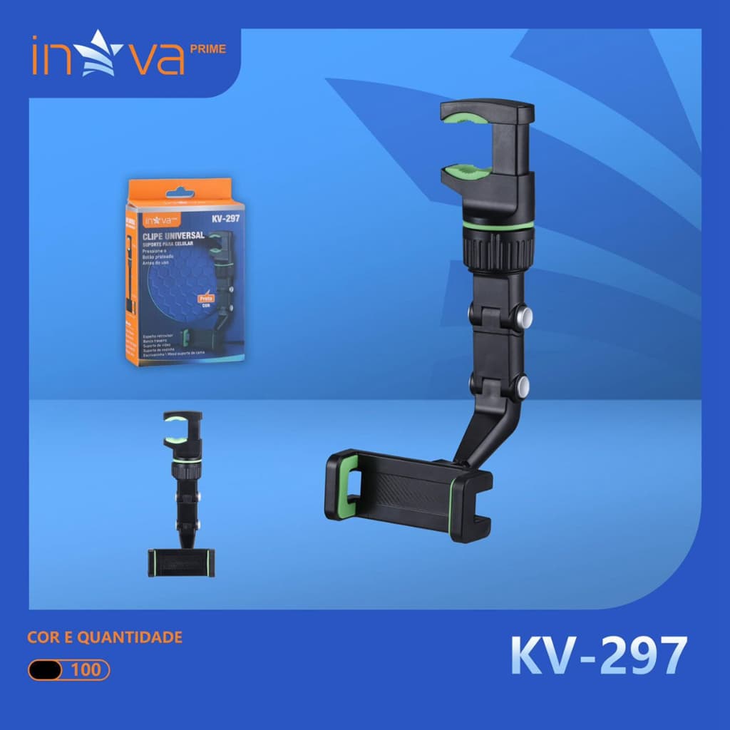 Suporte Celular Carro Para Retrovisor Universal 360°original