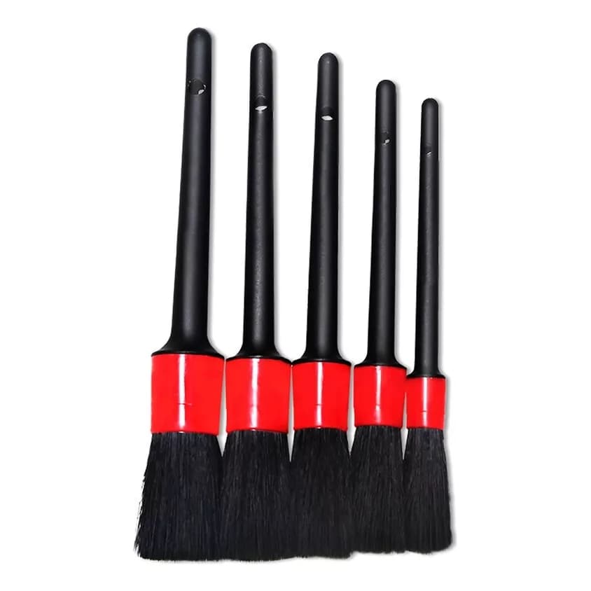 Kit Pincel De Higienização Automotiva 5 Tamanhos Carro