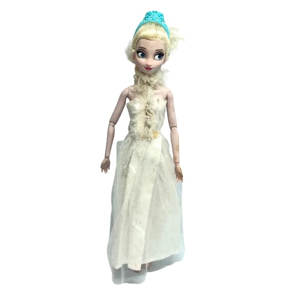 Boneca Elsa Frozen Disney Articulada 30cm