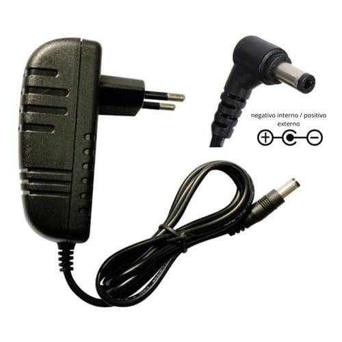 Fonte de energia alimentação, Fita Led 12V 2A Bivolt AC/DC Adapter 2,5mm
