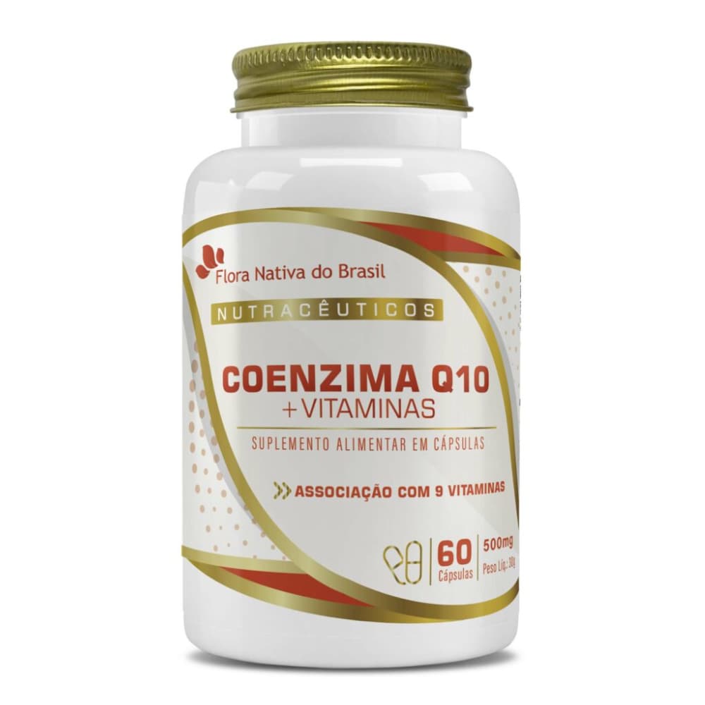 Suplemento Alimentar de Q10 + Vitamina A, C, E, Complexo B 60 CAPS