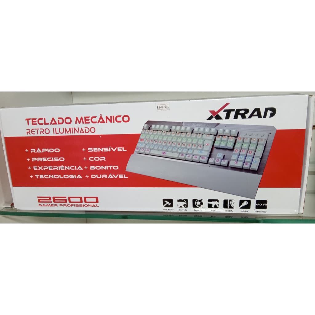 Teclado Mecânico Xtrad Gamer Com Led Modelo HK-2600