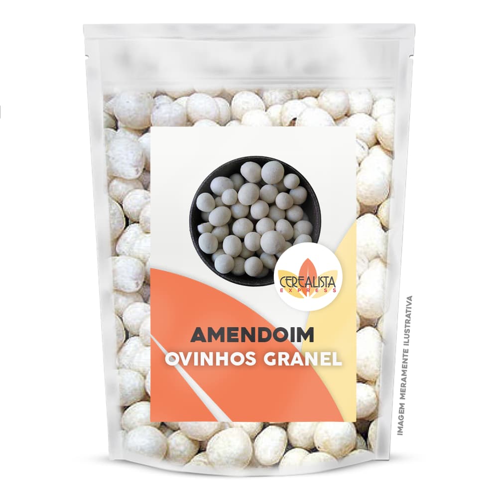 Amendoim Ovinhos a Granel Oleaginosa Natural Snack Saudável
