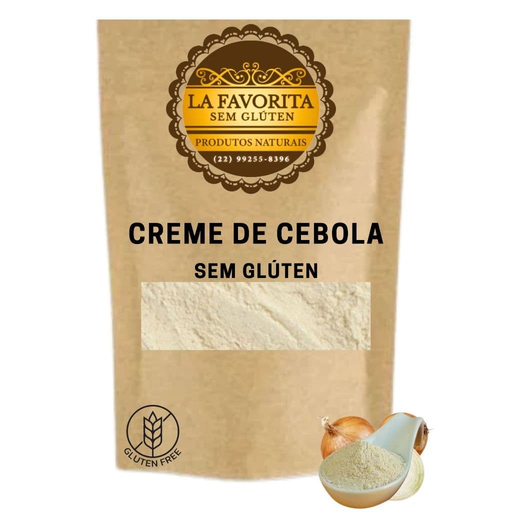 Creme de Cebola Premium - 100g ou 250g ou 500g - Sem Glúten