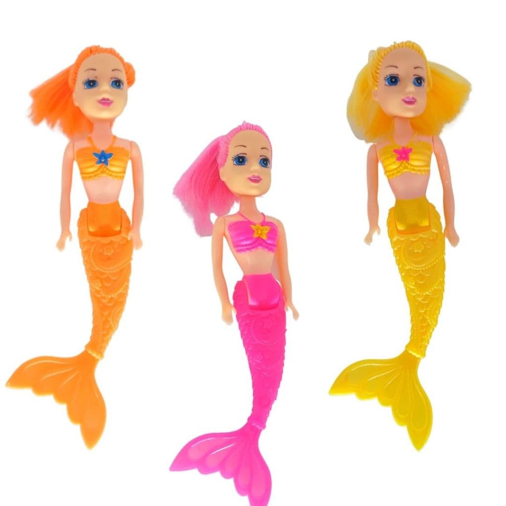 Boneca Sereia Mágica Boneca Sereia Articulada Colorida 17cm ArkToys