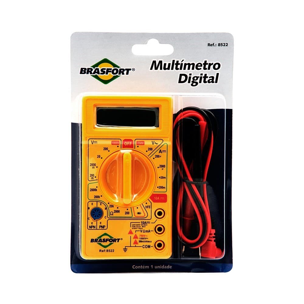 MULTIMETRO DIGITAL BRASFORT PROFISSIONAL 8522 C-159735
