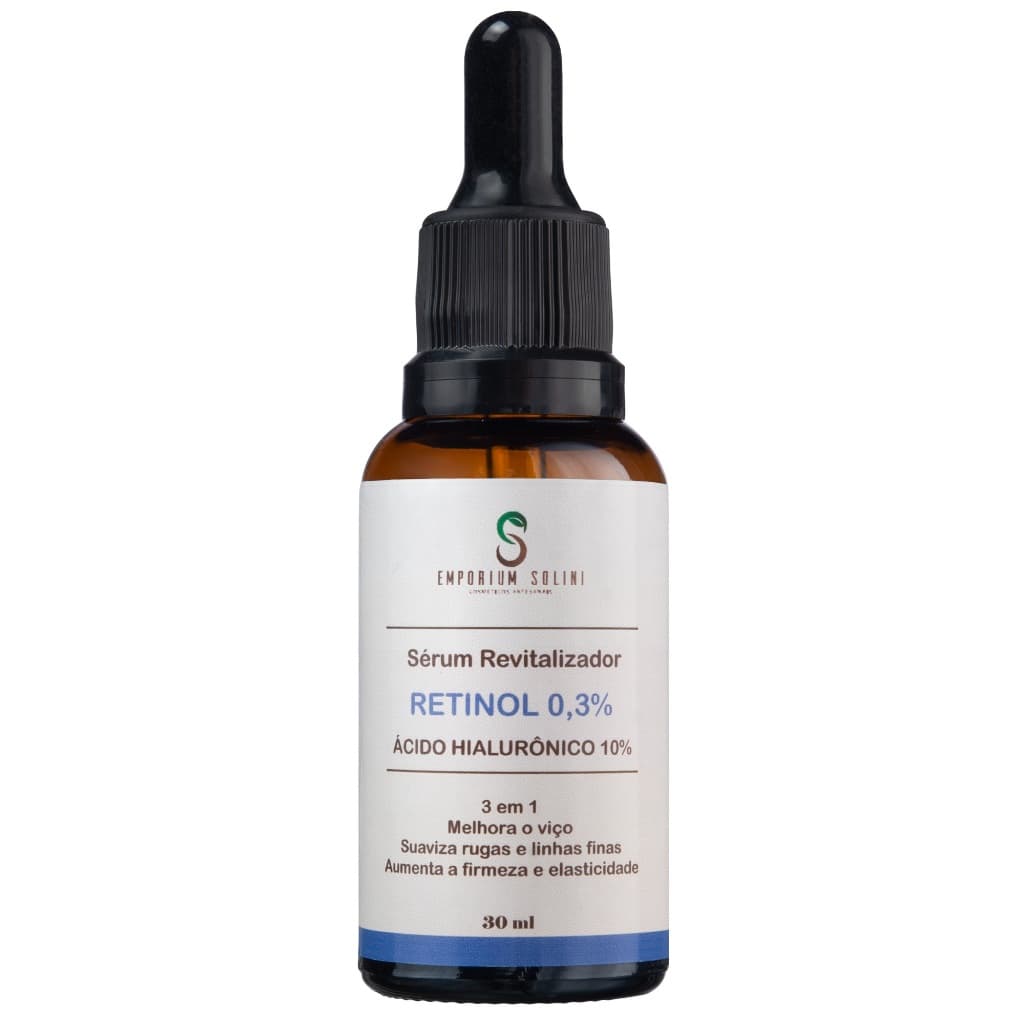 Kit com 4 Sérum Retinol Revitalizador Alta Performace + Ácido Hialurônico Intensivo