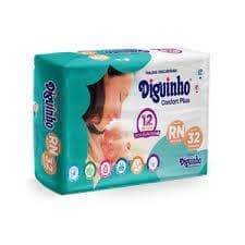 Fralda Diguinho RN Confort Plus Recém nascido  32 UN