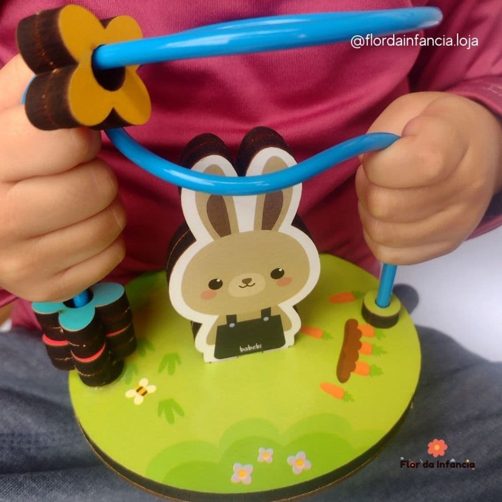 Aramado para Bebê Premium - Brinquedo Educativo Bebê +9meses 1ano - Brinquedo Montessori Coordenação Motora