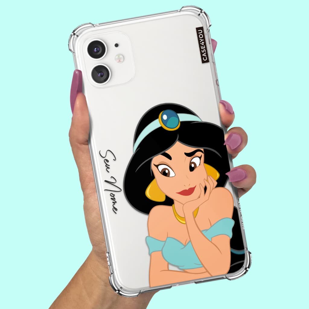 Capa Capinha de celular Personalizada Anti-impacto com nome Jasmine 2