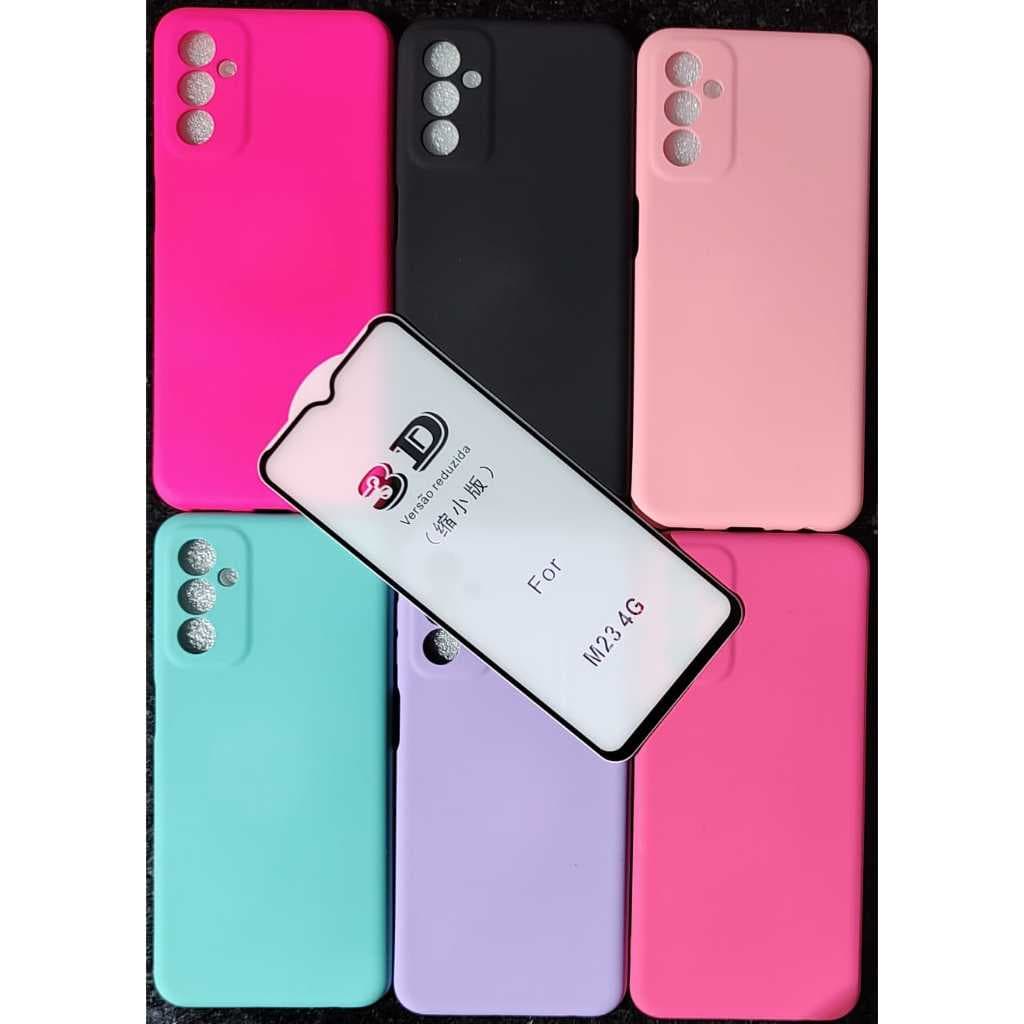 Kit Capinha e Película 3D para celular modelo M23 + limpeza de tela. Proteção Celular