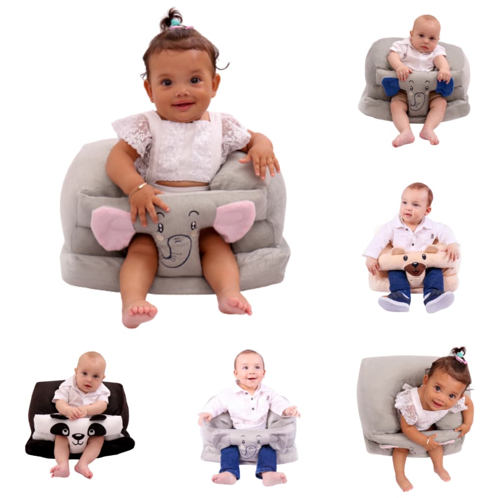 Assento Para Bebê Cadeirinha de Bebe Multiuso Poltrona Infantil Estofada Menino e Menina