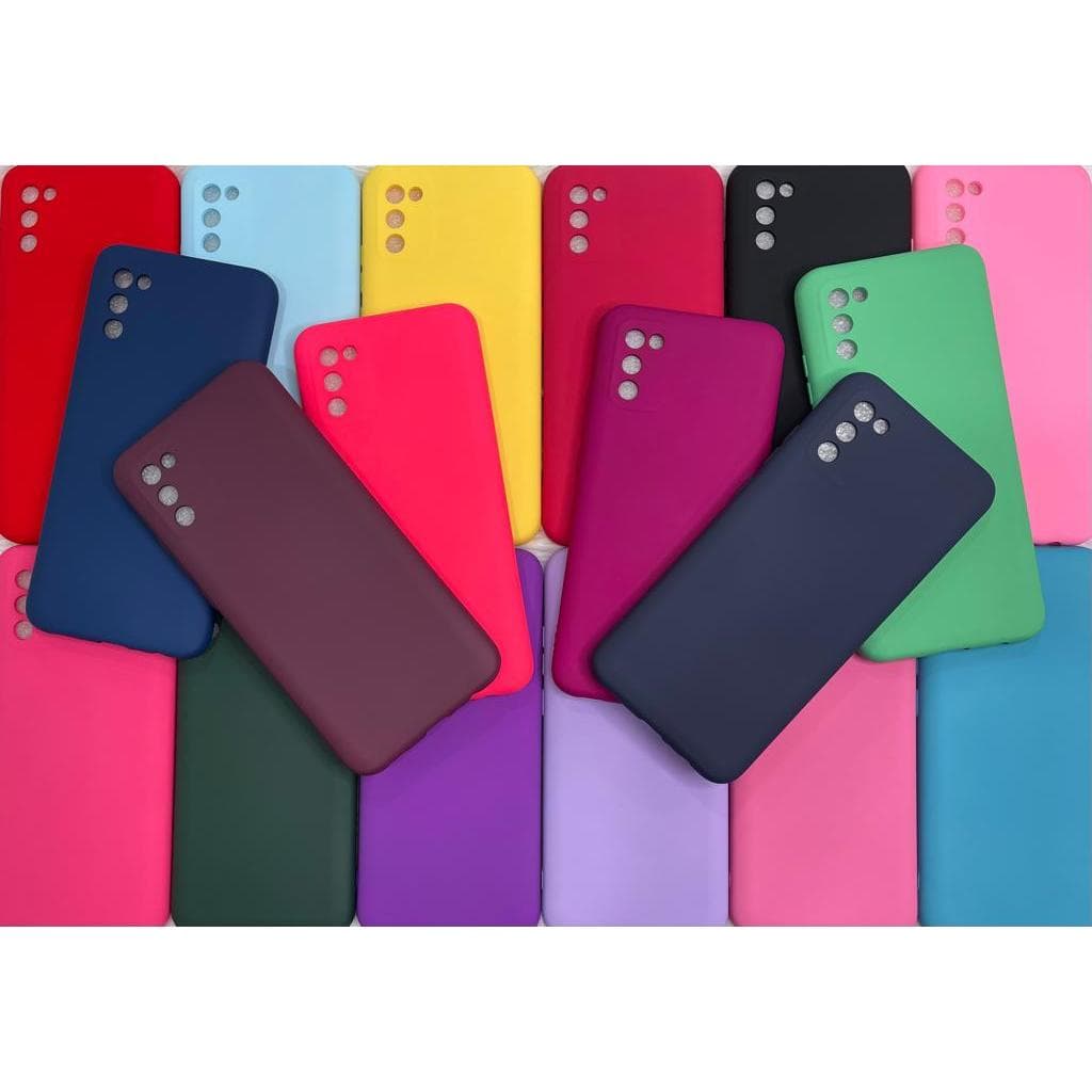 Capa Capinha Para Samsung A02S A025 Silicone Aveludado Pelicula Case