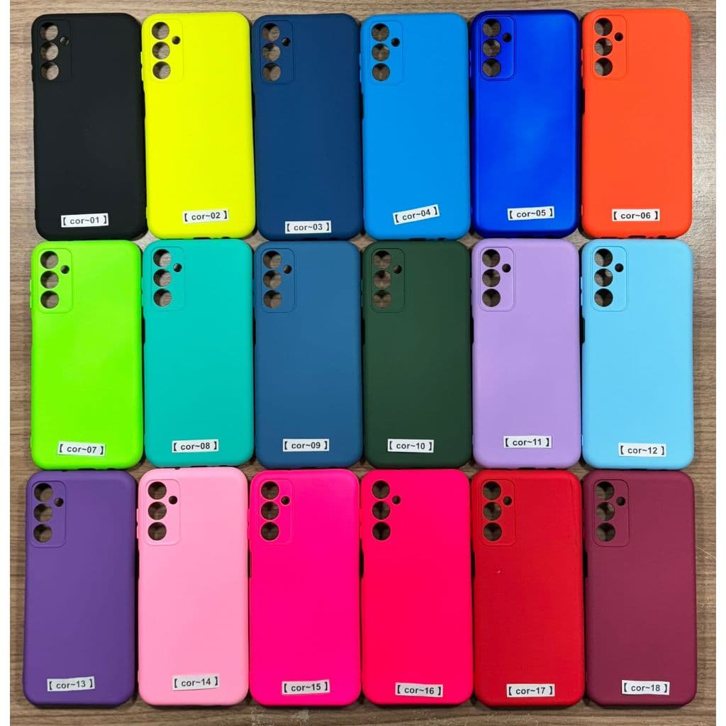 Capa Capinha Anti impacto Para Celular Samsung Galaxy M14  - Com Interior Aveludado de Silicone  / 014SM  - CP 014