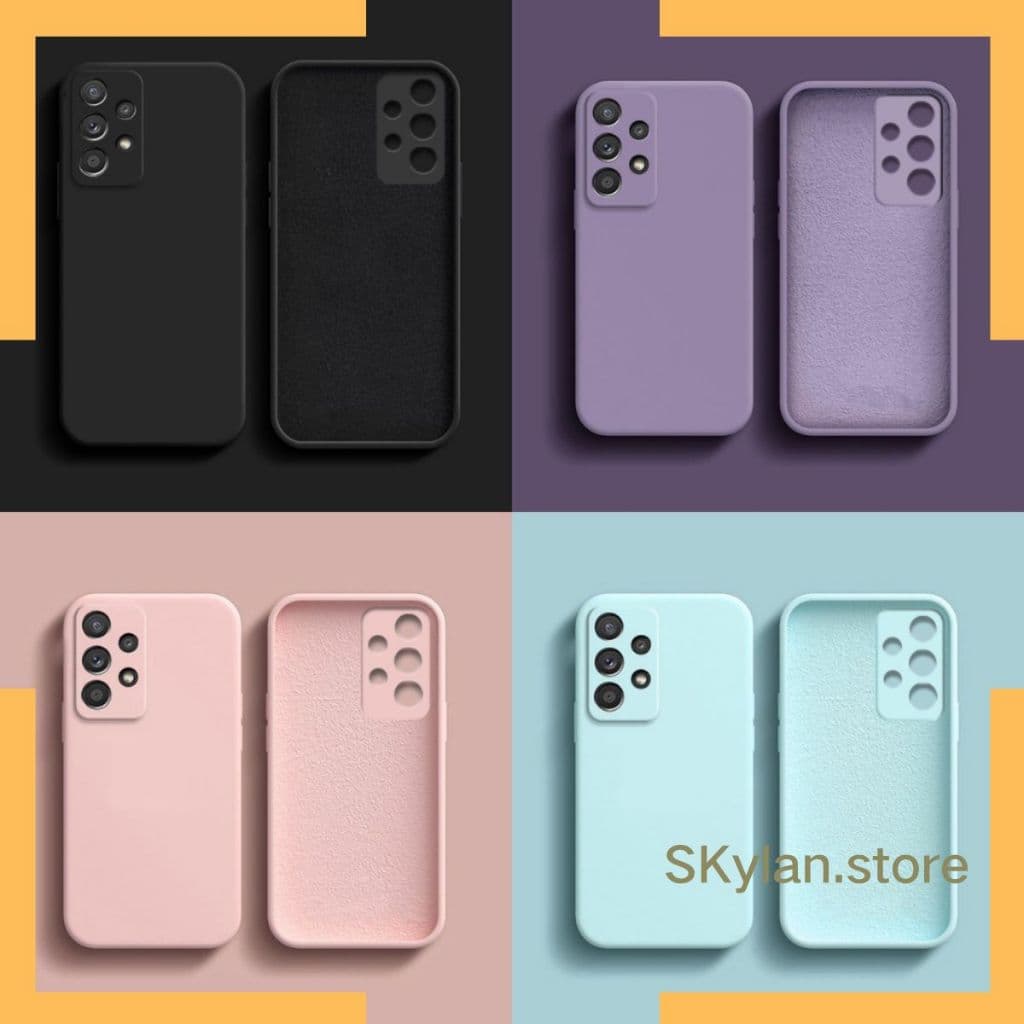 Capa case Aveludado Soft TPU Liquid Silicone Compativel Samsung Galaxy M23/A23/A33/A53/A32(5G)