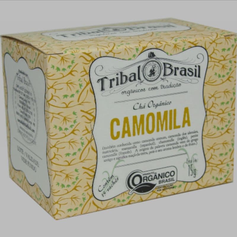 Chá Orgânico Camomila Tribal Brasil