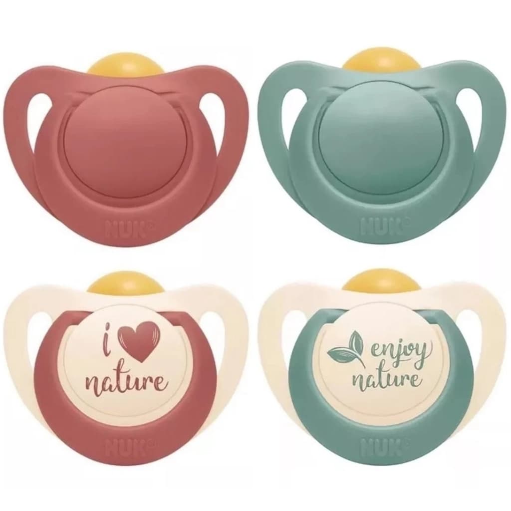 Kit 2 Chupetas NUK for Nature Latex 6 a 18 Meses