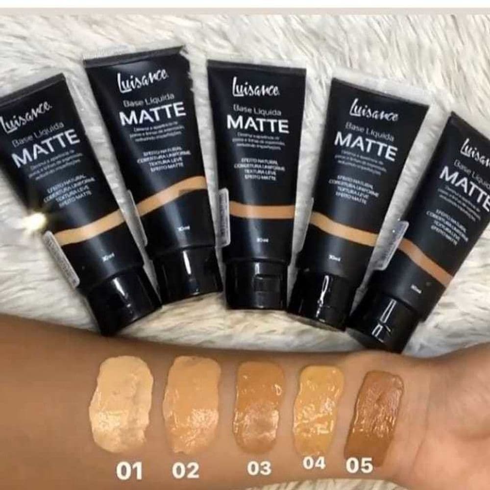 Base Líquida Matte Alta Cobertura Luisance L5001