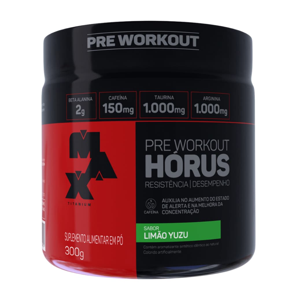 Pré Treino Horus Pre-Workout 300g - Max Titanium