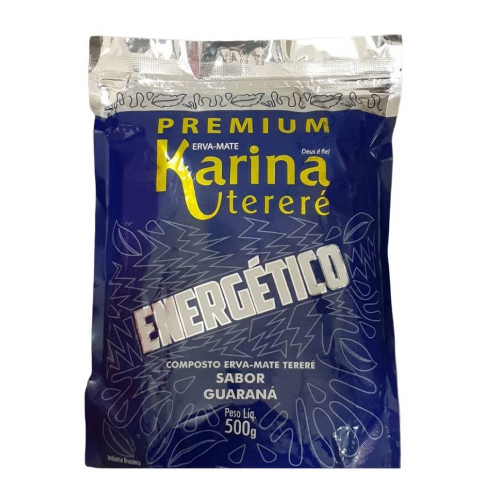 Erva Mate para Tereré Energético Guaraná 500 gramas - Premium - Karina