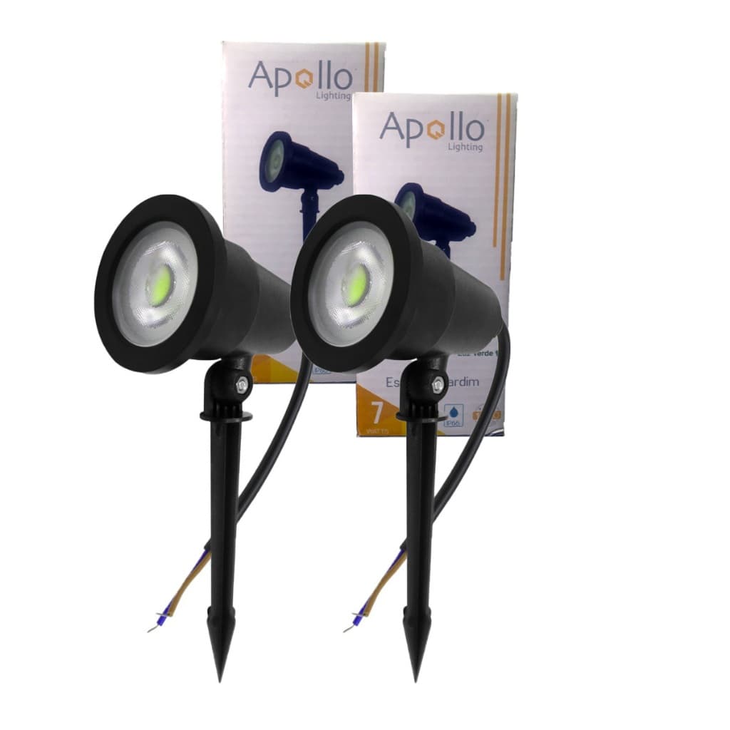kit 2/4/6 un Luminária Espeto Jardi  7w  Luzes de gramado  cor de luz  à prova d'água avançada