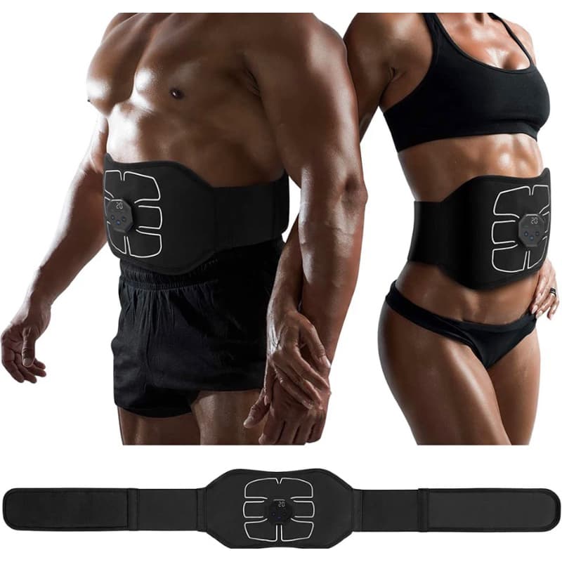 (Kit ou Itens Separados) Cinta Tonificador Muscular  Recarregável + Mini Massageador Tonificador Muscular Corporal