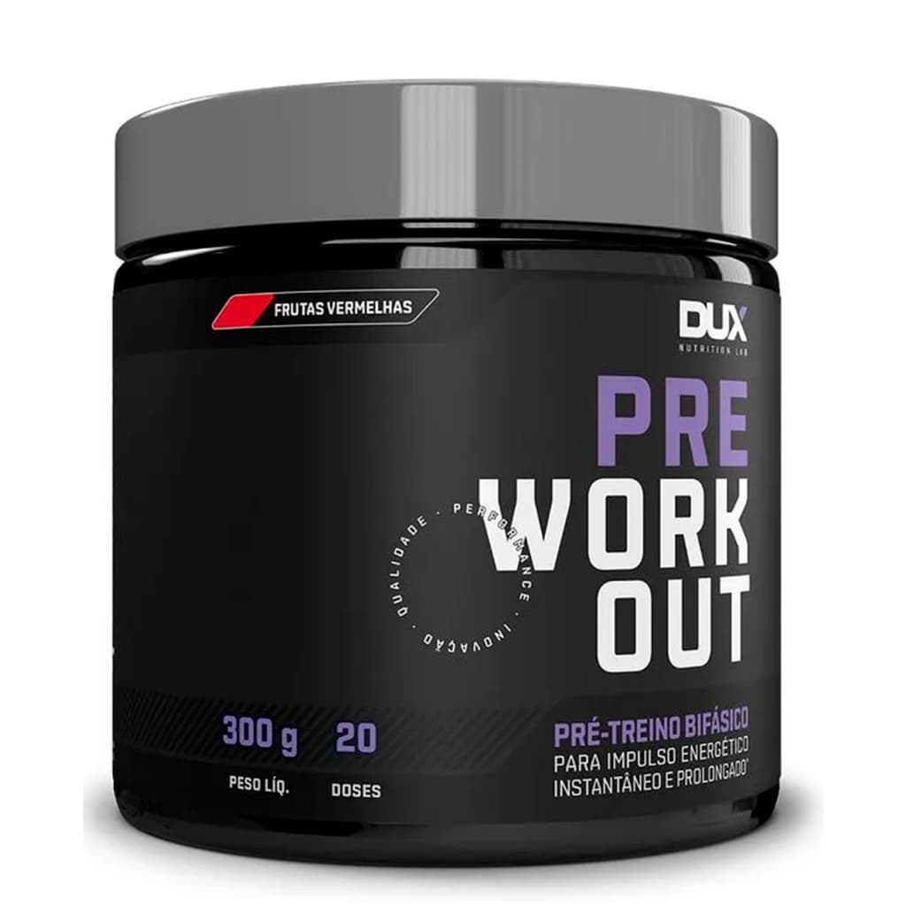 Pré Treino Dux Nutrition 300g Pre Workout Original Beta Alanina Cafeína Taurina