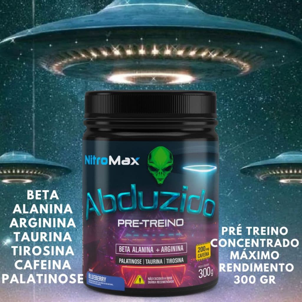 Pré Treino Pre Workout 300g ABDUZIDO- NITROMAX NUTRITION