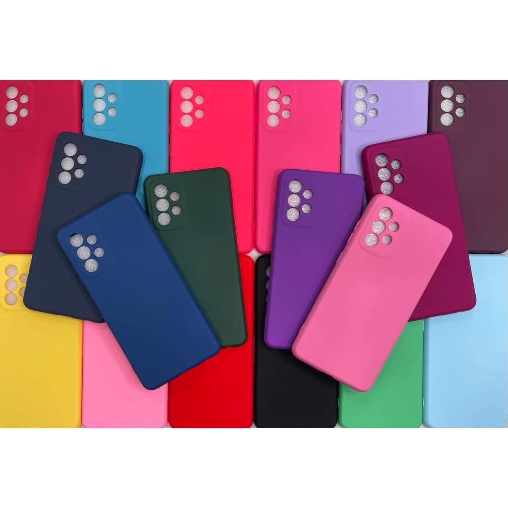 Capa Capinha Para Samsung A52 A52S Silicone Aveludado Pelicula Case
