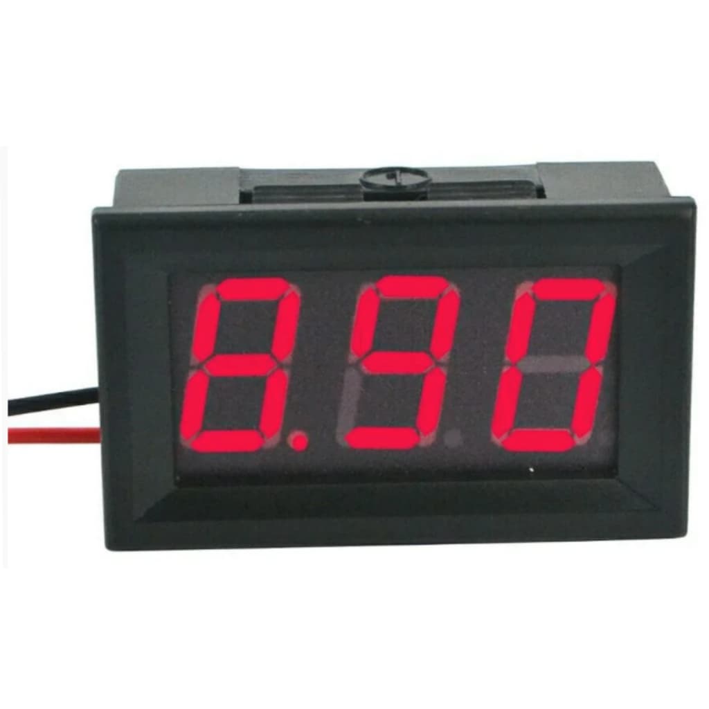Mini Medidor Voltagem Digital Voltímetro Dc 4,5v Bateria Som