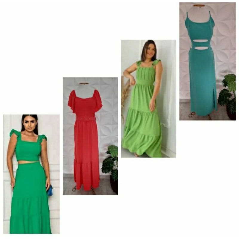 Vestido Longo Feminino Conjunto Feminino Vestido Feminino Conjunto Cropped E Saia Longa Look Final De Ano Vestido Festa Vestido Formatura Vestido Madrinha
