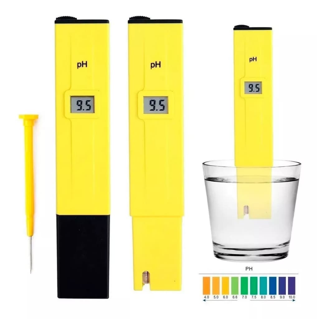 Medidor Digital de PH Agua Visor Digital Preciso Facil de Usar Saches