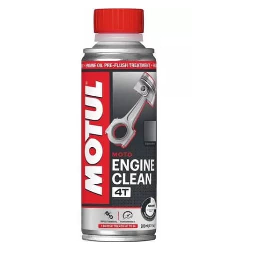 Aditivo Lubrificação Moto Flushing De Motor Moto Motul Engine Clean 200 Ml
