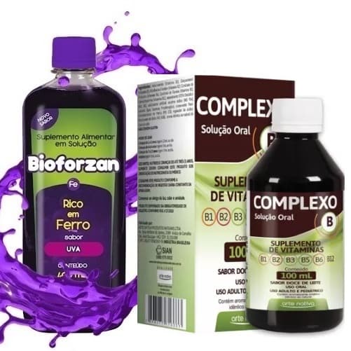 Vitaminas Bioforzan 400ml com Complexo B 100ml - Arte Nativa