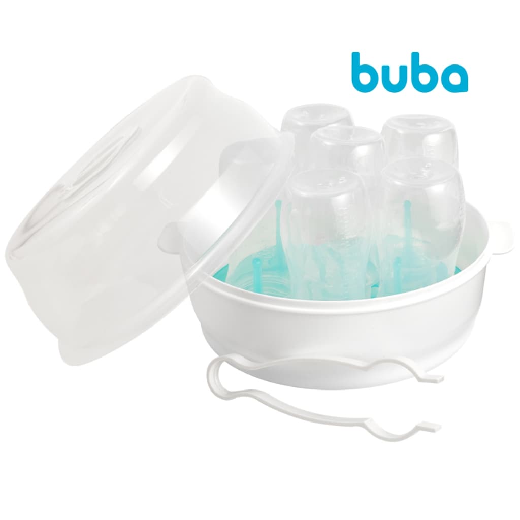 Esterilizador para Mamadeira Microondas Buba Limpa Mamadeiras e Chupetas Avent MAM Lillo