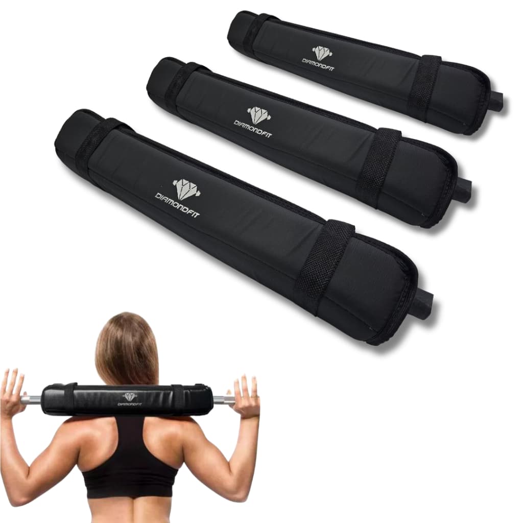 Kit 3 Protetor de Barra Para Academia Treino de Agachamento Espuma Confortável Profissional