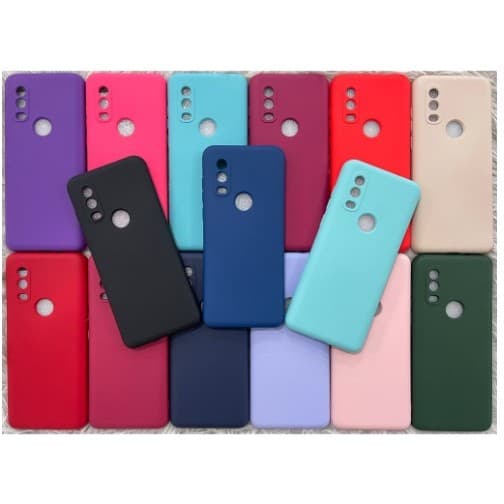Capa Capinha Para One Vision Motorola Silicone Aveludado