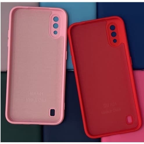 Capa Capinha Para A01 Samsung Silicone Aveludado Por Dentro